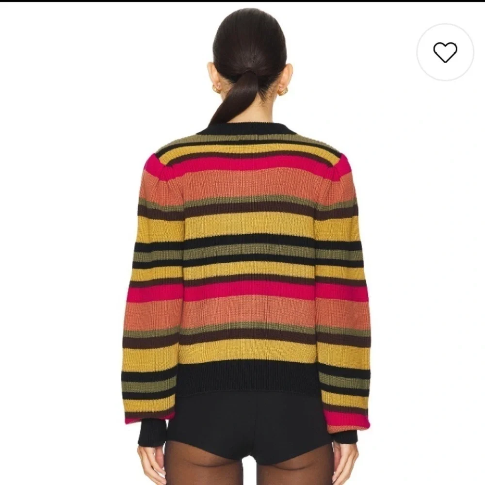 Nation Ltd Carmela Cardigan in Vintage Stripe NWOT Alpaca Cotton Striped Sweater